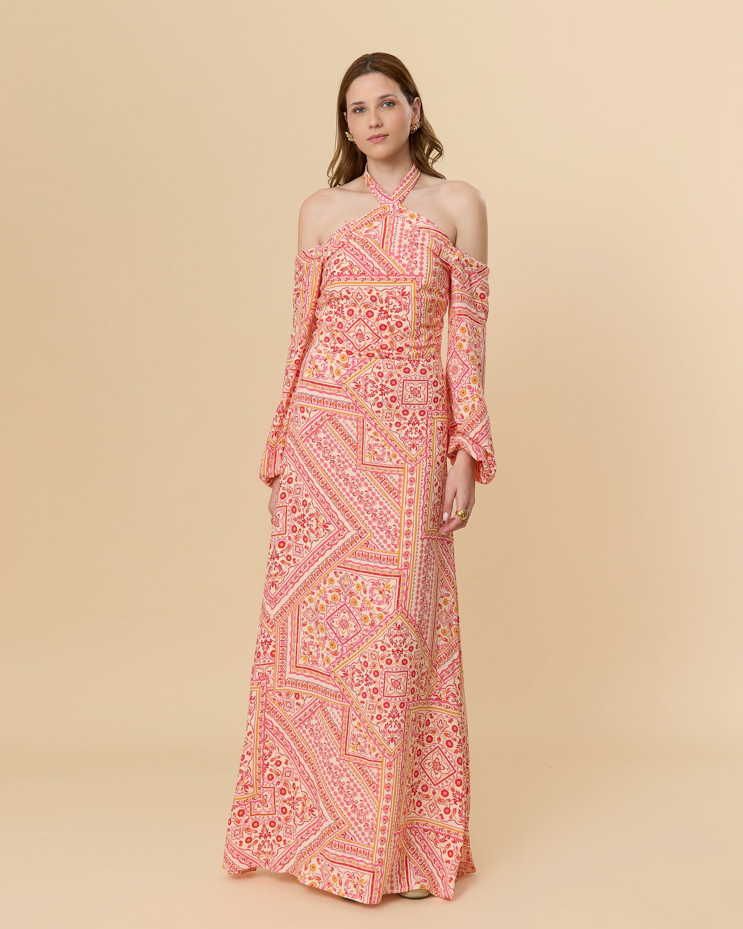 Vestido Largo Nerina Print