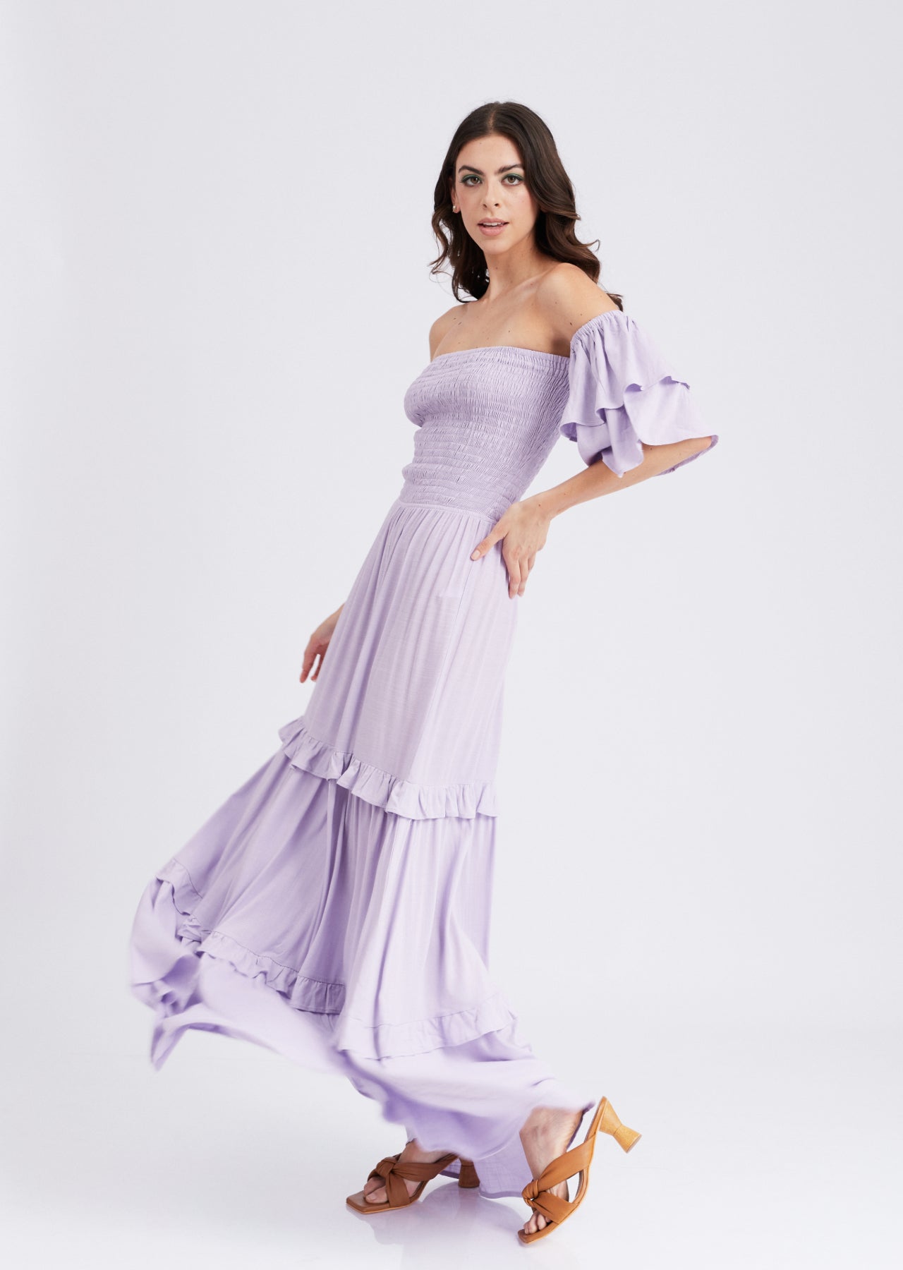 Vestido largo 100% Lino Sadie Sand – Sadie and Sand