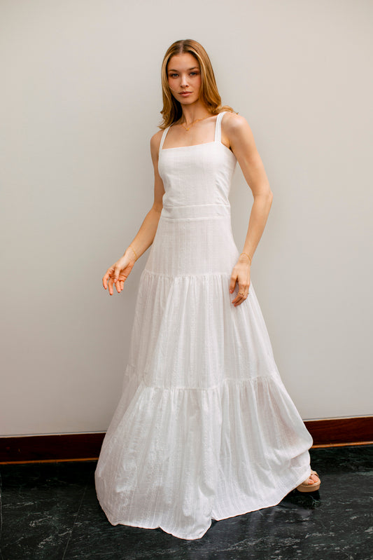 Vestido Isabel Broderie Blanco