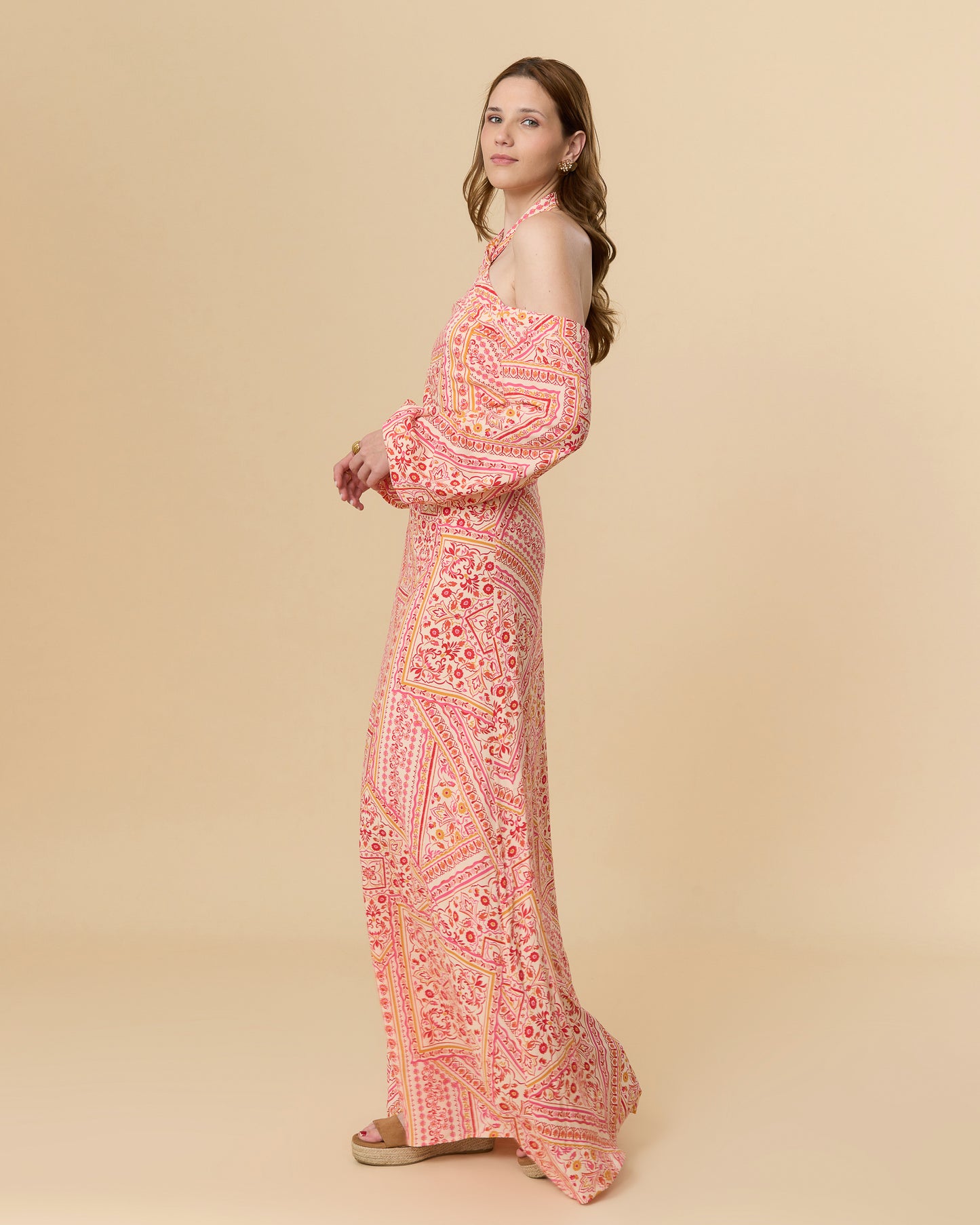 Vestido Largo Nerina Print