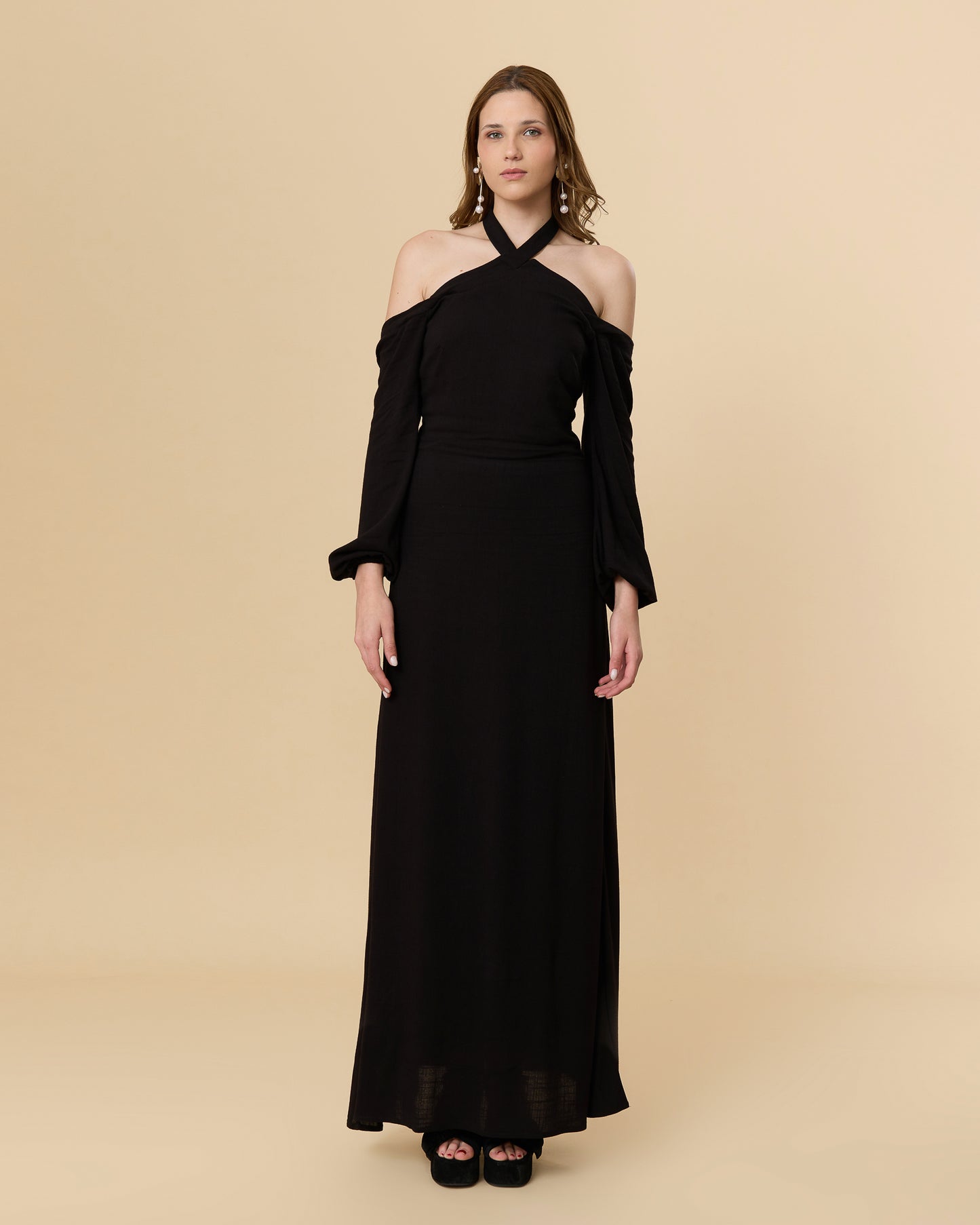 Vestido Largo Nerina Negro
