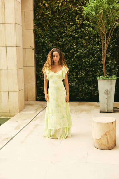 Vestido Largo Vittoria Amarillo Limited Edition