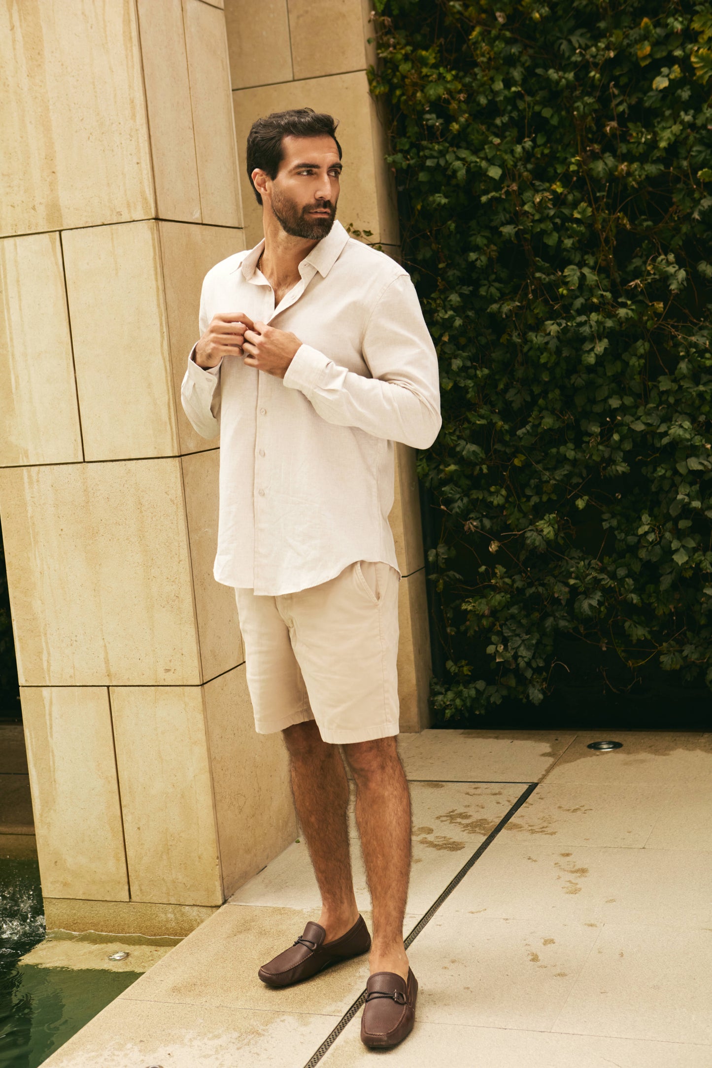 Camisa Thiago Beige