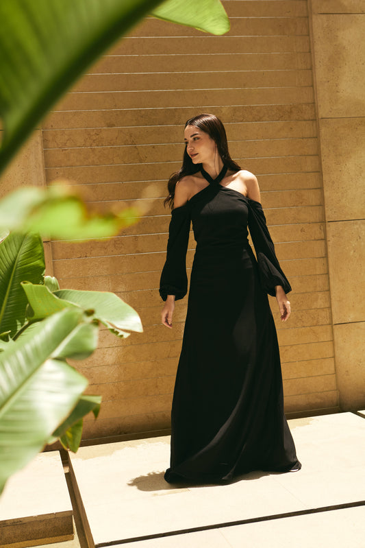 Vestido Largo Nerina Negro