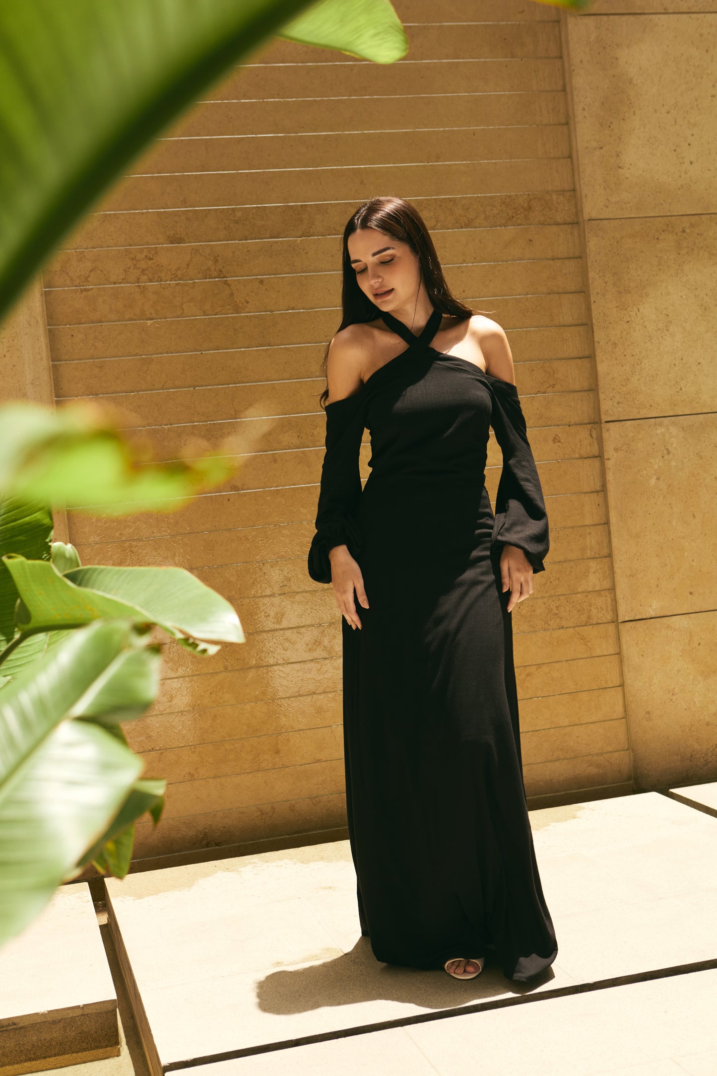 Vestido Largo Nerina Negro