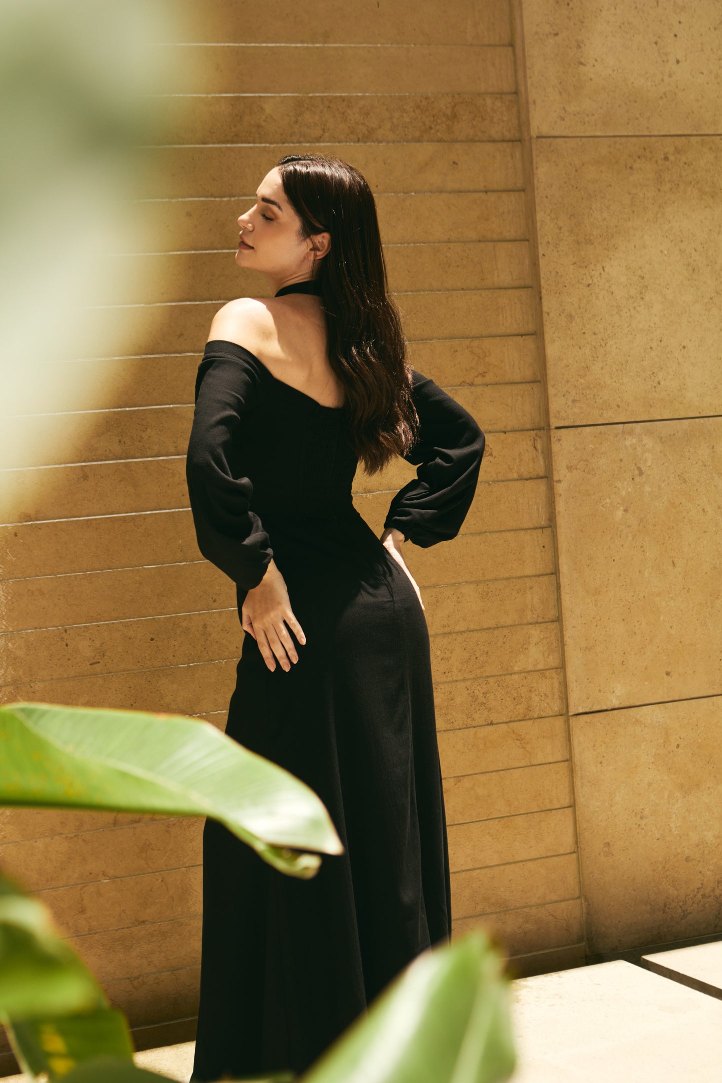 Vestido Largo Nerina Negro