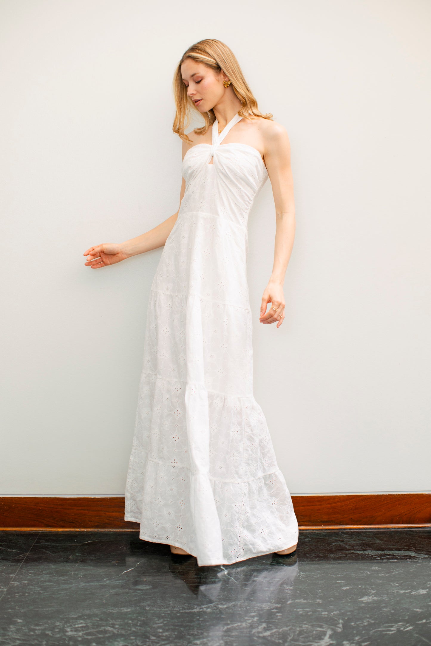 Vestido Lilia Broderie blanco