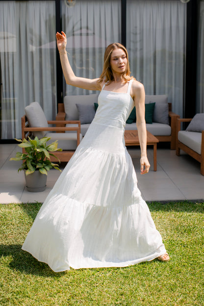 Vestido Isabel Broderie Blanco