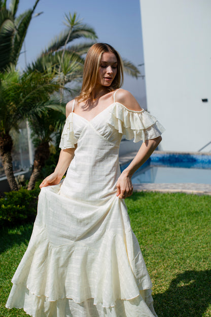 Vestido Largo Vittoria Perla Limited Edition